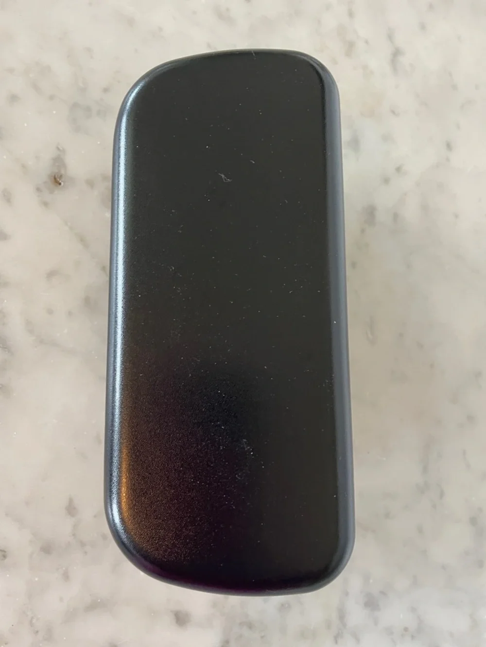 COACH Black and Gold Eyewear Clamshell Case with Cleaning Wipes
